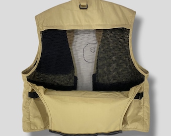 Gilet de pêche tactique de randonnée en plein air multi-poche