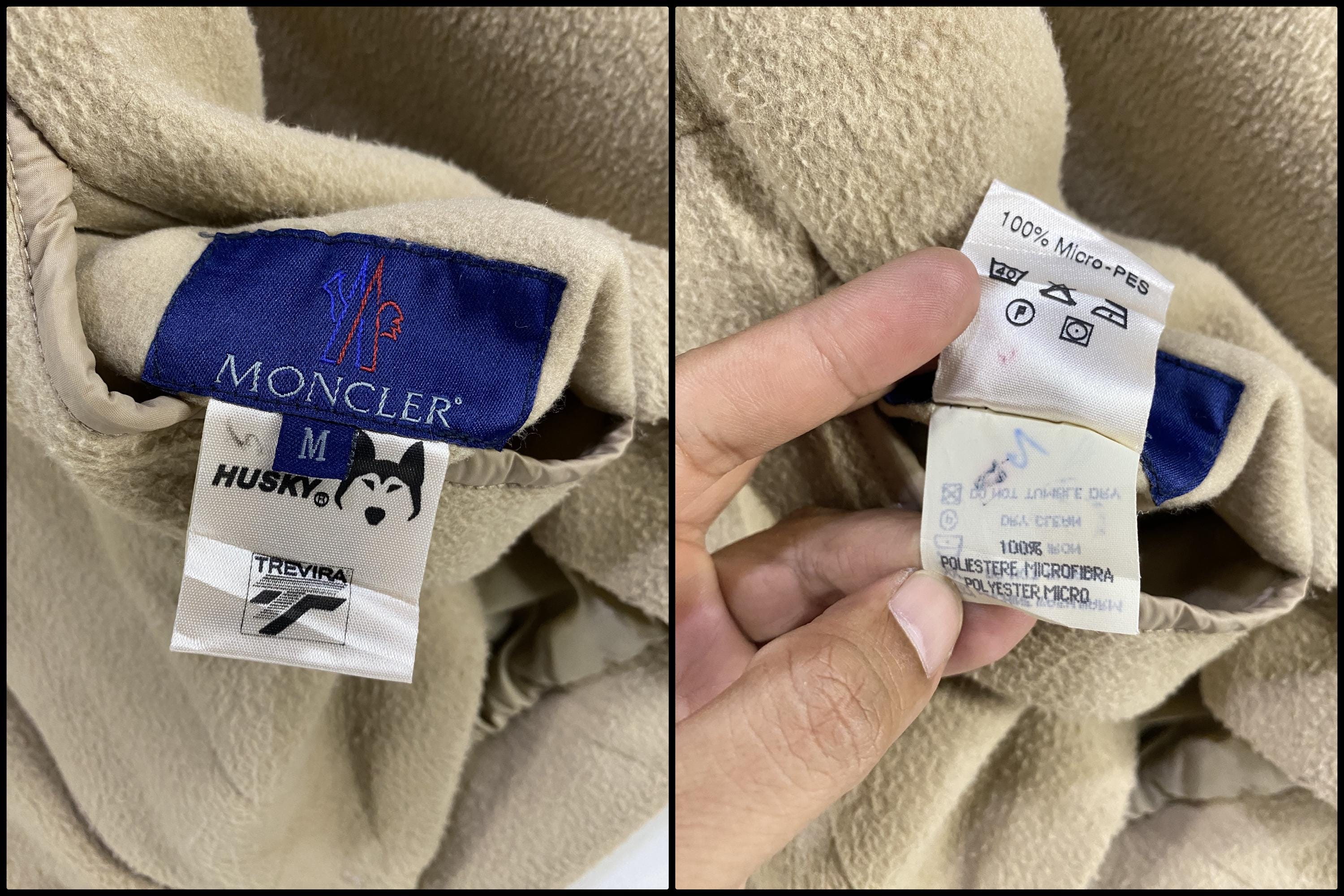 Vintage Moncler Husky Trevira Reversible Hoodie Jacket Designer