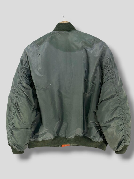 ジャケット・アウター OLD UNIQLO 80s MA-1 military jacket Vintage Uniqlo MA-1 Bomber Jacket Japanese Brand Military Style