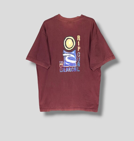 Vintage 90s Rip Curl the Search Tshirt Surfwear Streetwear Shirt