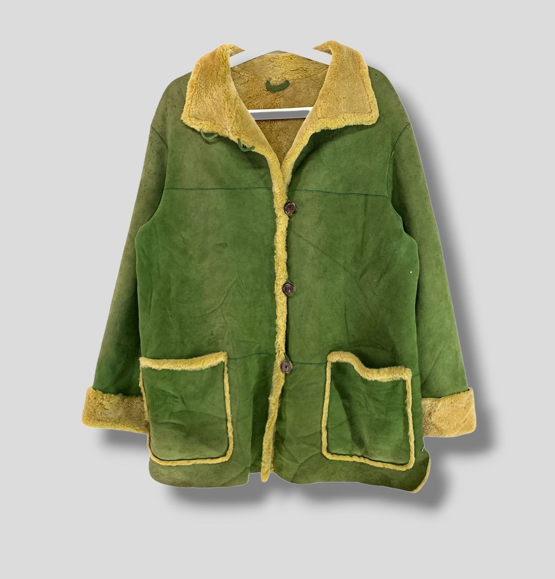 Vintage Rosenberg und Lenhart R&L Echtpelz Lammfell Mantel