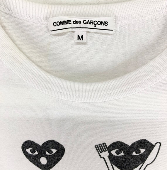 Comme des garcons holiday emoji tshirt Japanese d… - image 6