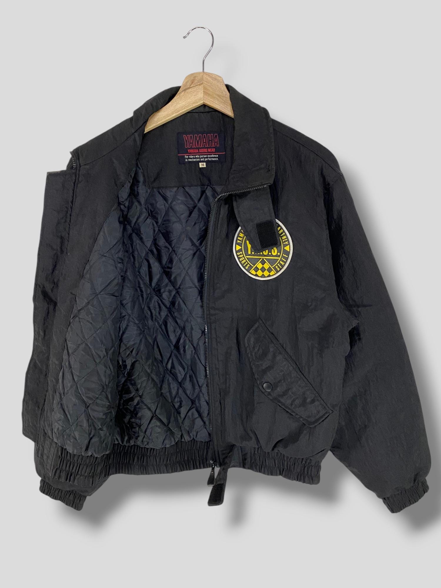 Vintage 80s Yamaha Earthly Sports Staff Y.E.S.S Bomber Jacket