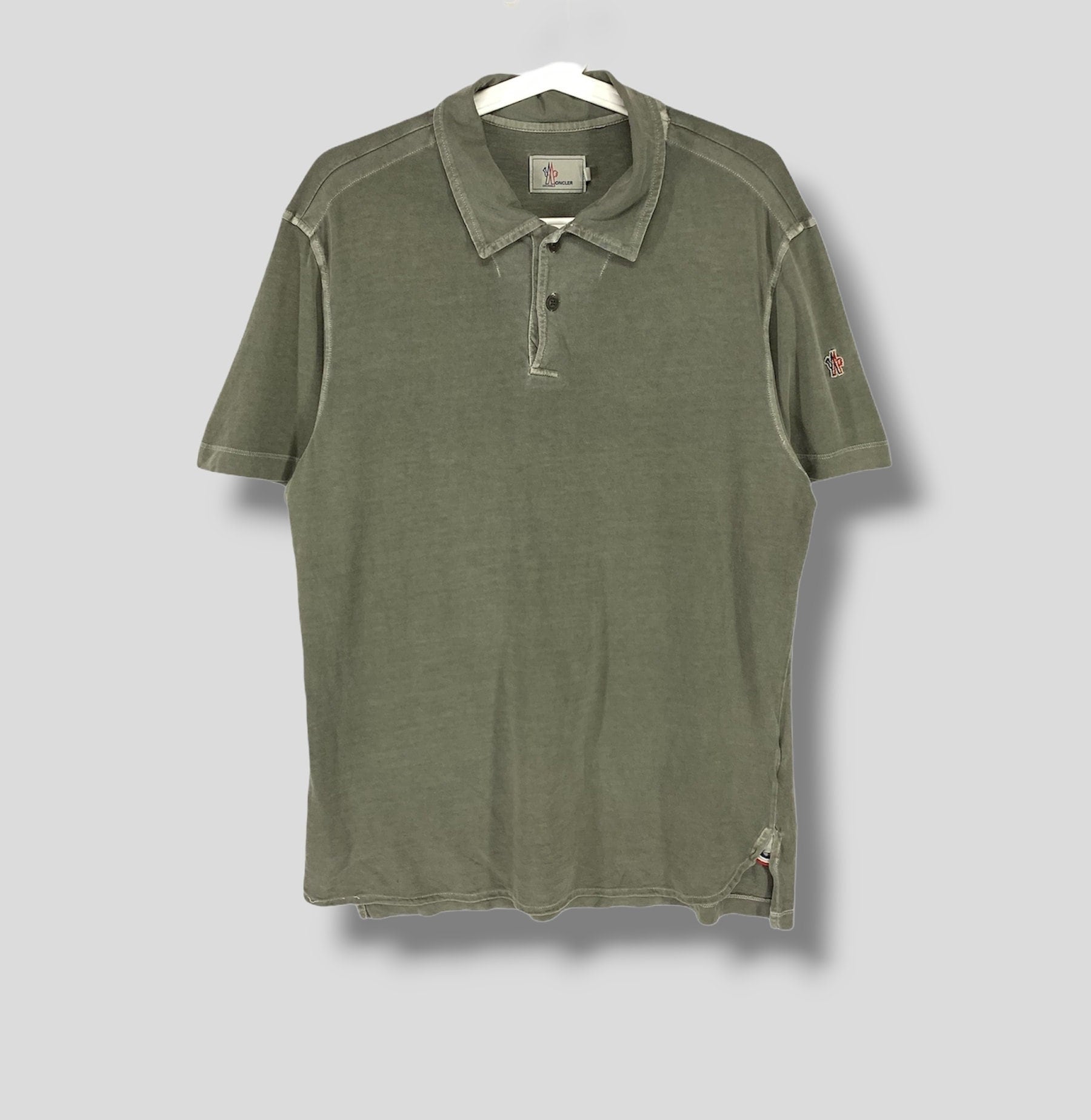 【関税込み】Moncler Grenoble グリーン Manica Lunga Tシャツ Moncler Grenoble: Green Manica Lunga T-Shirt | SSENSE 대한민국
