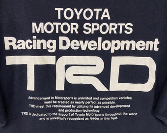 Vintage 90s TRD Toyota Racing Development Tshirt Japanese Racing
