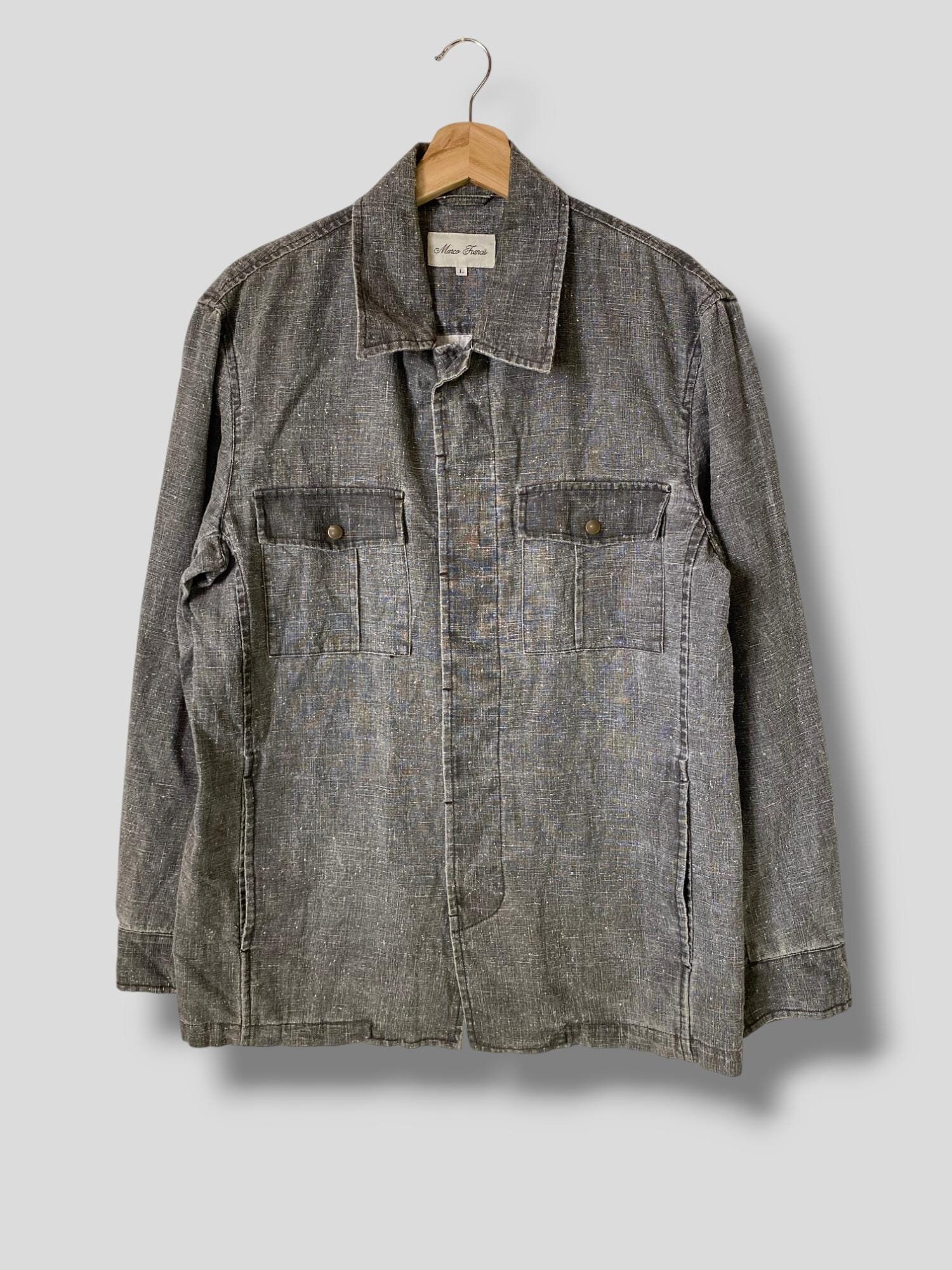 ジャケット・アウター 30s French Vintage Chambray Work Jacket 30s French Vintage Chambray Work Jacket