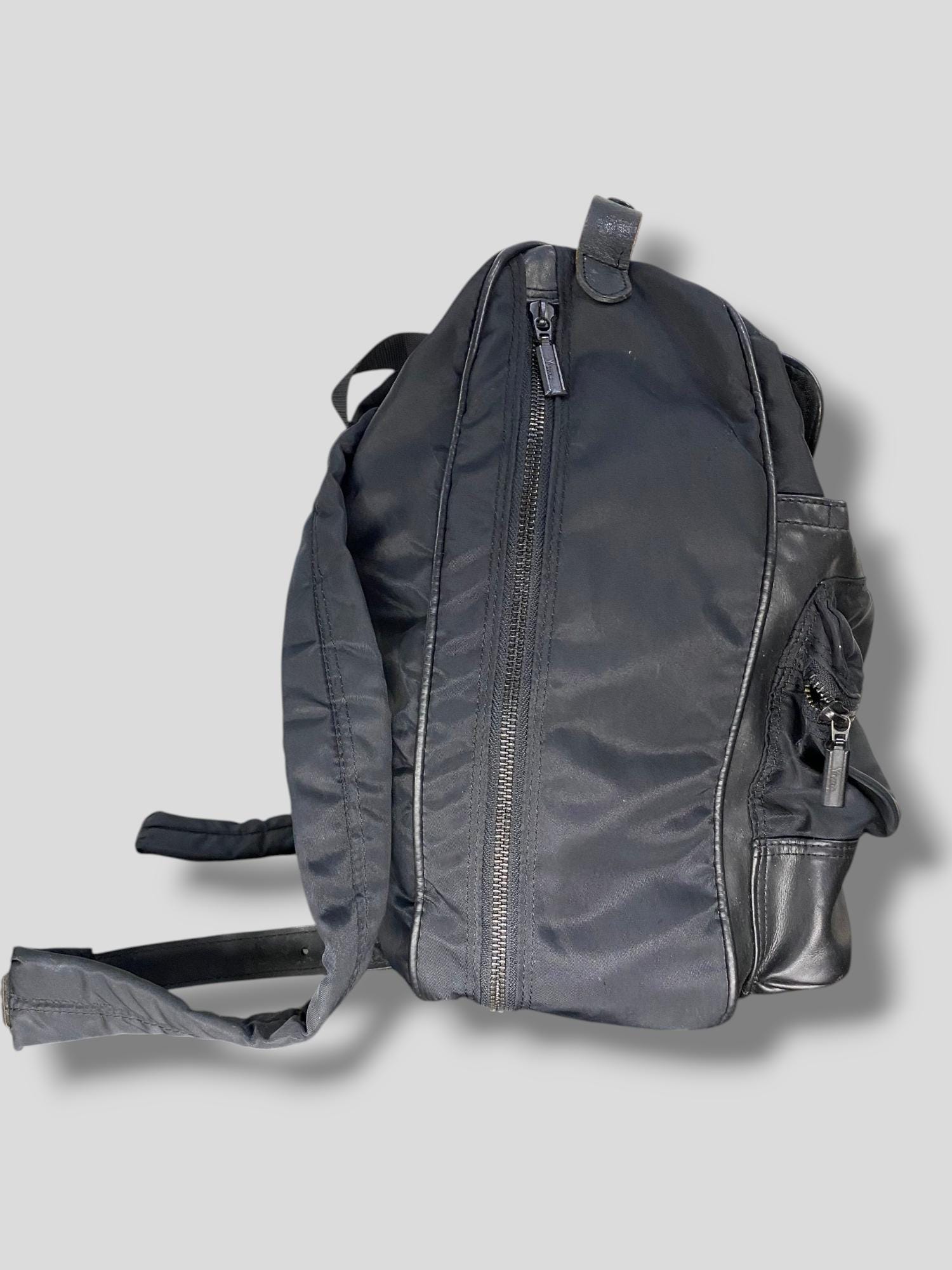 Vintage Yohji Yamamoto Y'saccs Pour Homme Nylon Leather Backpack