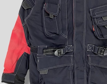 Vintage Nankai Breath Thermo Multipocket Motorcycle Utility Jacket
