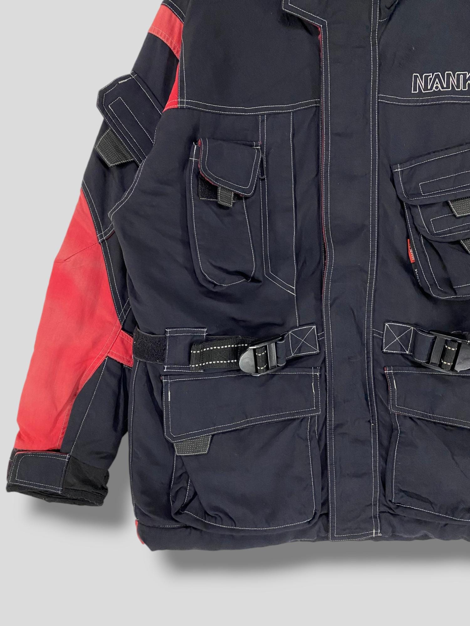 Vintage Nankai Breath Thermo Multipocket Motorcycle Utility Jacket