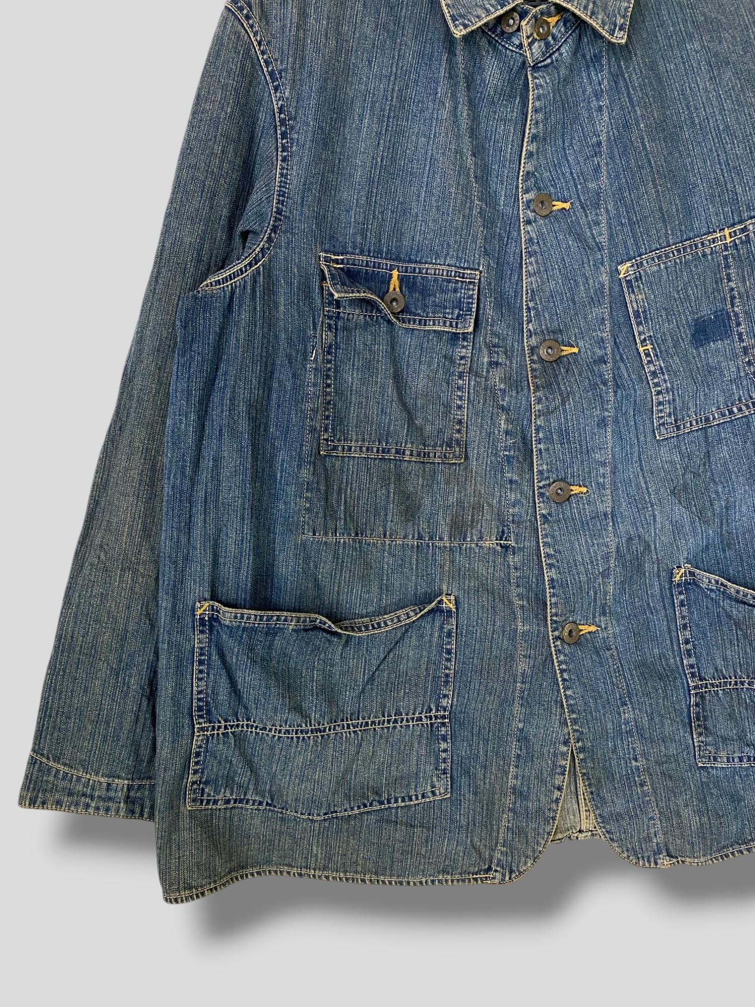 00s archive EDWIN bleech denim jacket 【公式通販】