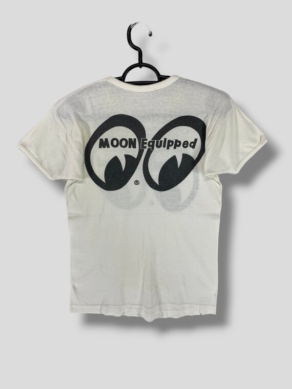 Rare Vintage 70s Moon Equipped Moon Eyes Logo Double Sided