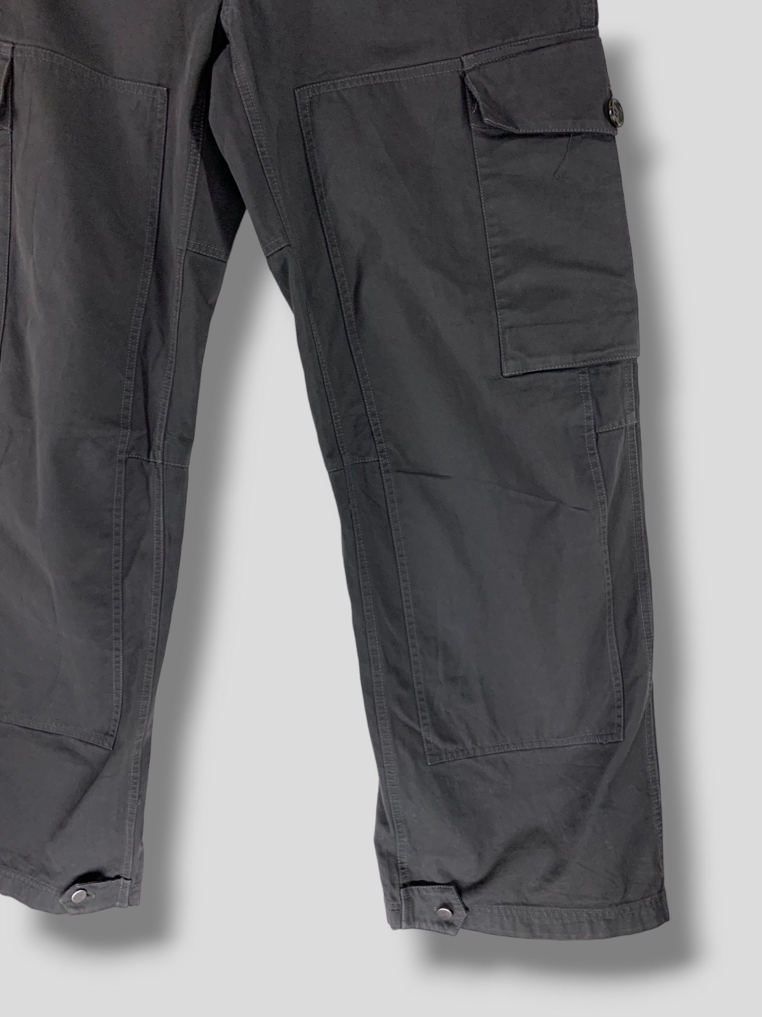 Vintage Prada Double Knee Cargo Pant Designer Preppy Casual 
