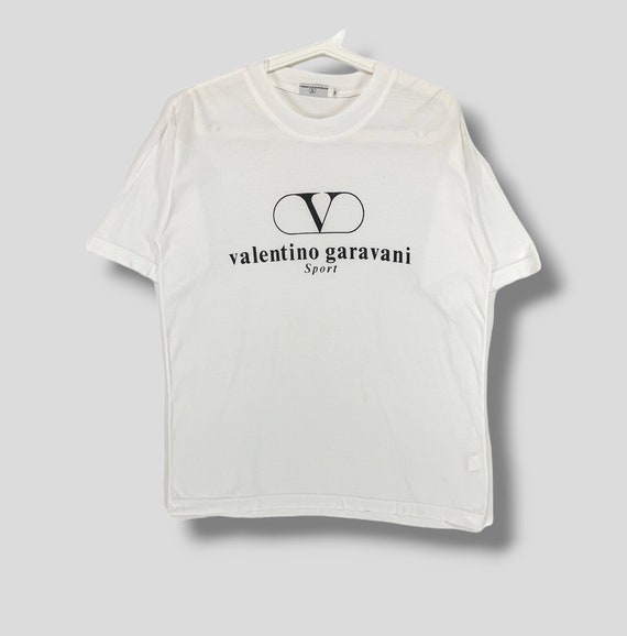 Vintage Valentino Garavani sport spellout tshirt … - image 1