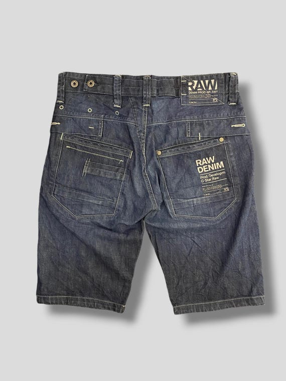 Size 34 G-star Raw Denim Short Denim Pant Designer Tactical