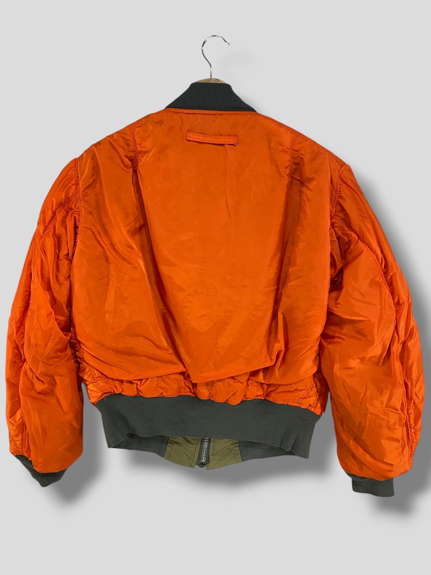 Vintage 90s Alpha Industries Reversible Flight MA-1 Bomber Jacket