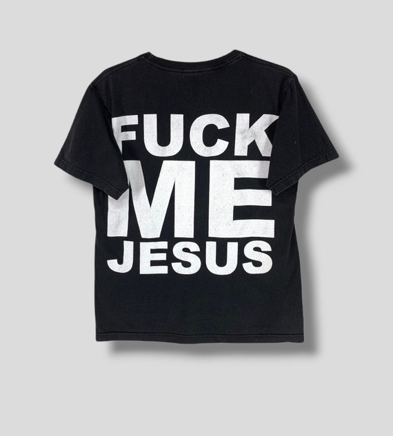 Vintage Marduk Fuck Me Jesus Metal Bootleg Tshirt Swedish Black