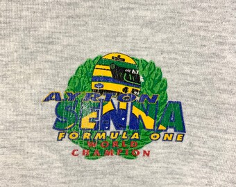 ヴィンテージ 90年代 アイルトン・セナ トリプルワールドチャンピオン