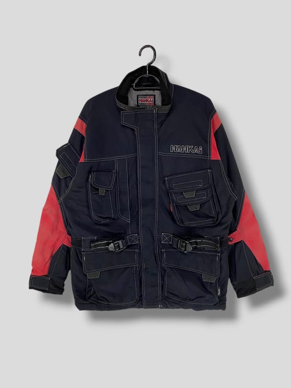 Vintage Nankai Breath Thermo Multipocket Motorcycle Utility Jacket