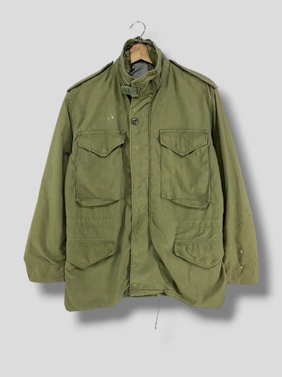 Vintage 70s M65 OG 107 Field Jacket Military Fashion Outfit