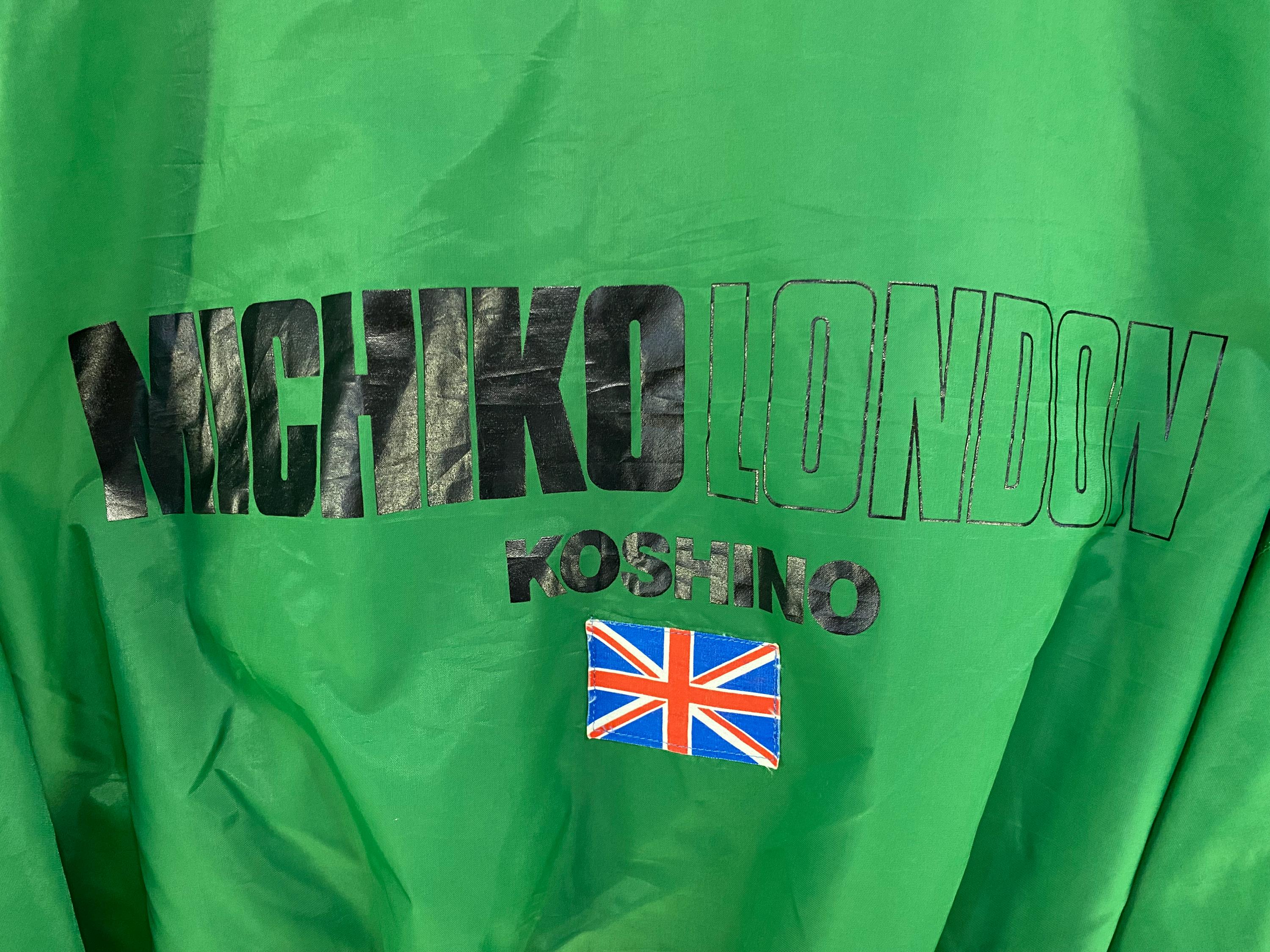 Vintage 90s Michiko London Koshino Nylon Bomber Jacket Designer 