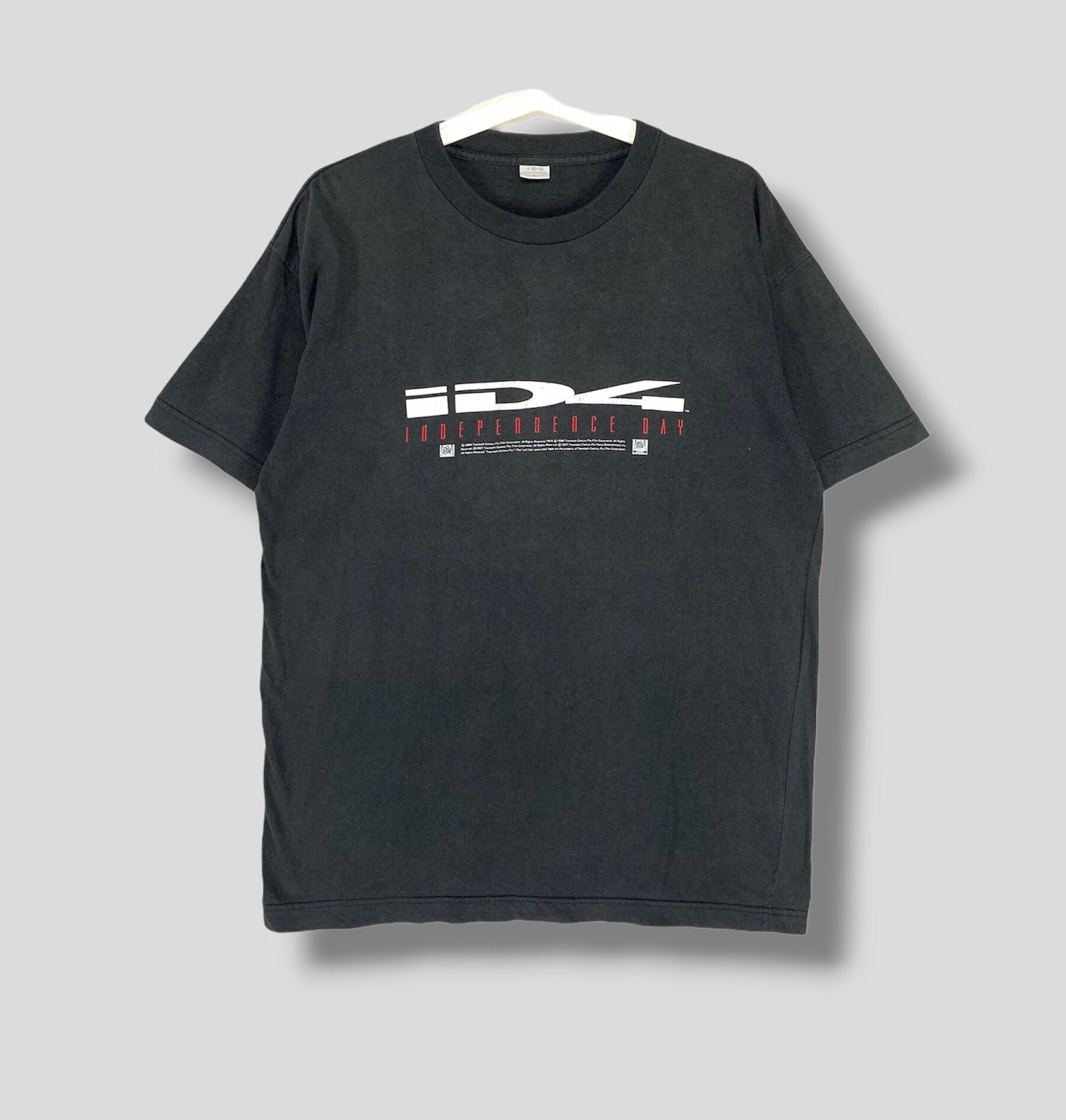 90年代のヴィンテージ、独立記念日ID4映画プロモーションTシャツ 