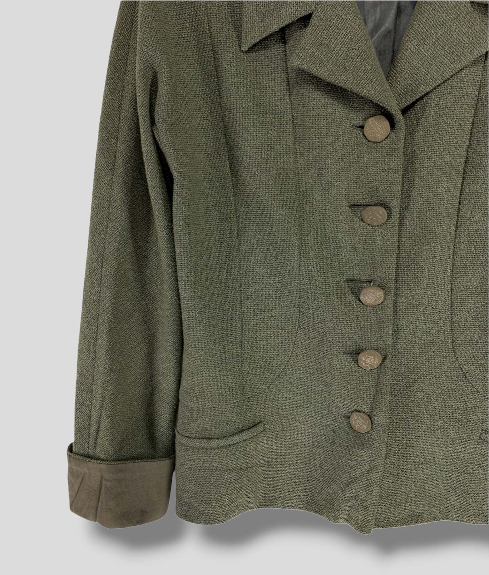 Vintage Chloe Single Breasted Jacket Designer Business