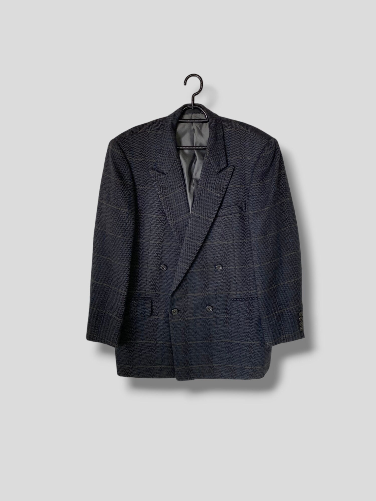 Burberry Tweed Coat - Etsy