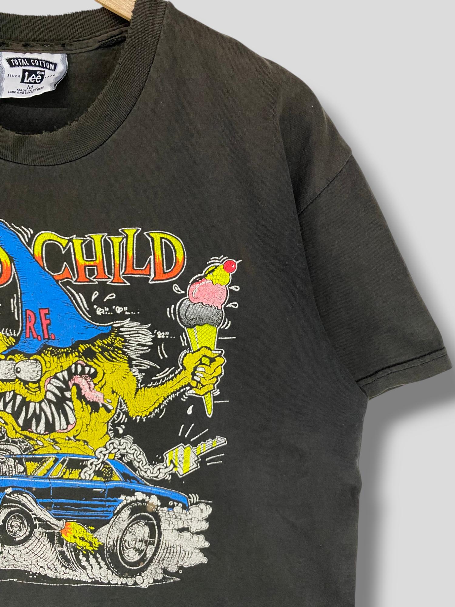 Vintage 90s Ed Big Daddy Roth Rat Fink Wild Child Distressed