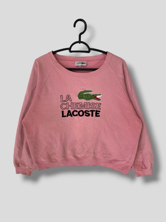 Vintage La chemise Lacoste embroidered logo sweat… - image 1