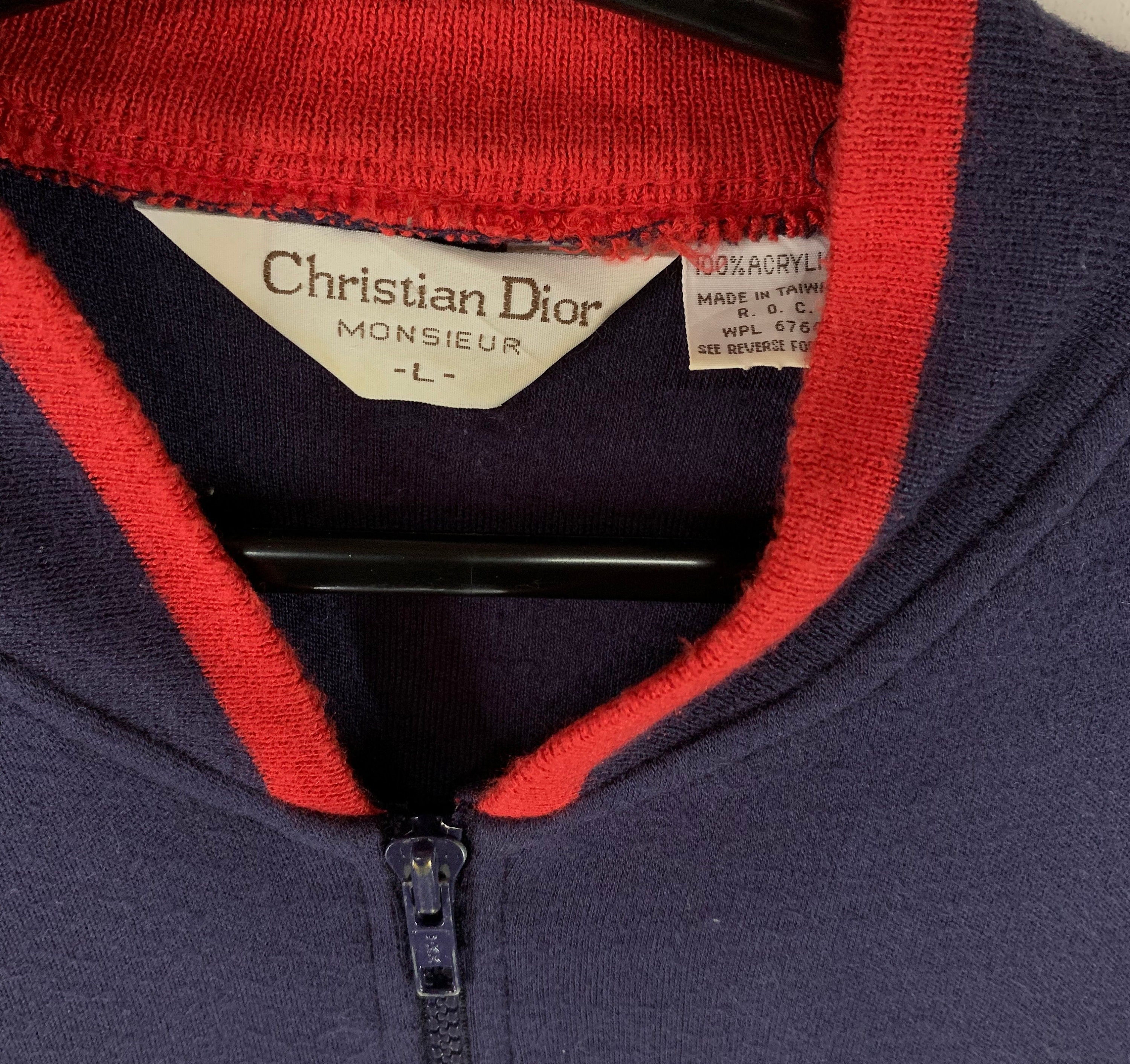 Vintage Christian Dior Monsieur Logo Track Top Jacket High Vintage Christian Dior Monsieur Logo Track Top Jacket High