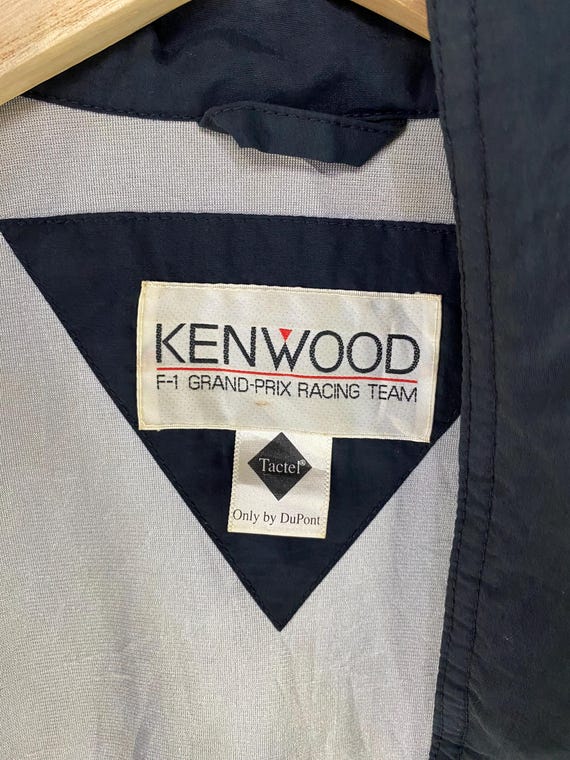 Vintage 90s Kenwood Grand Prix Racing Team Embroidered Logo Bomber