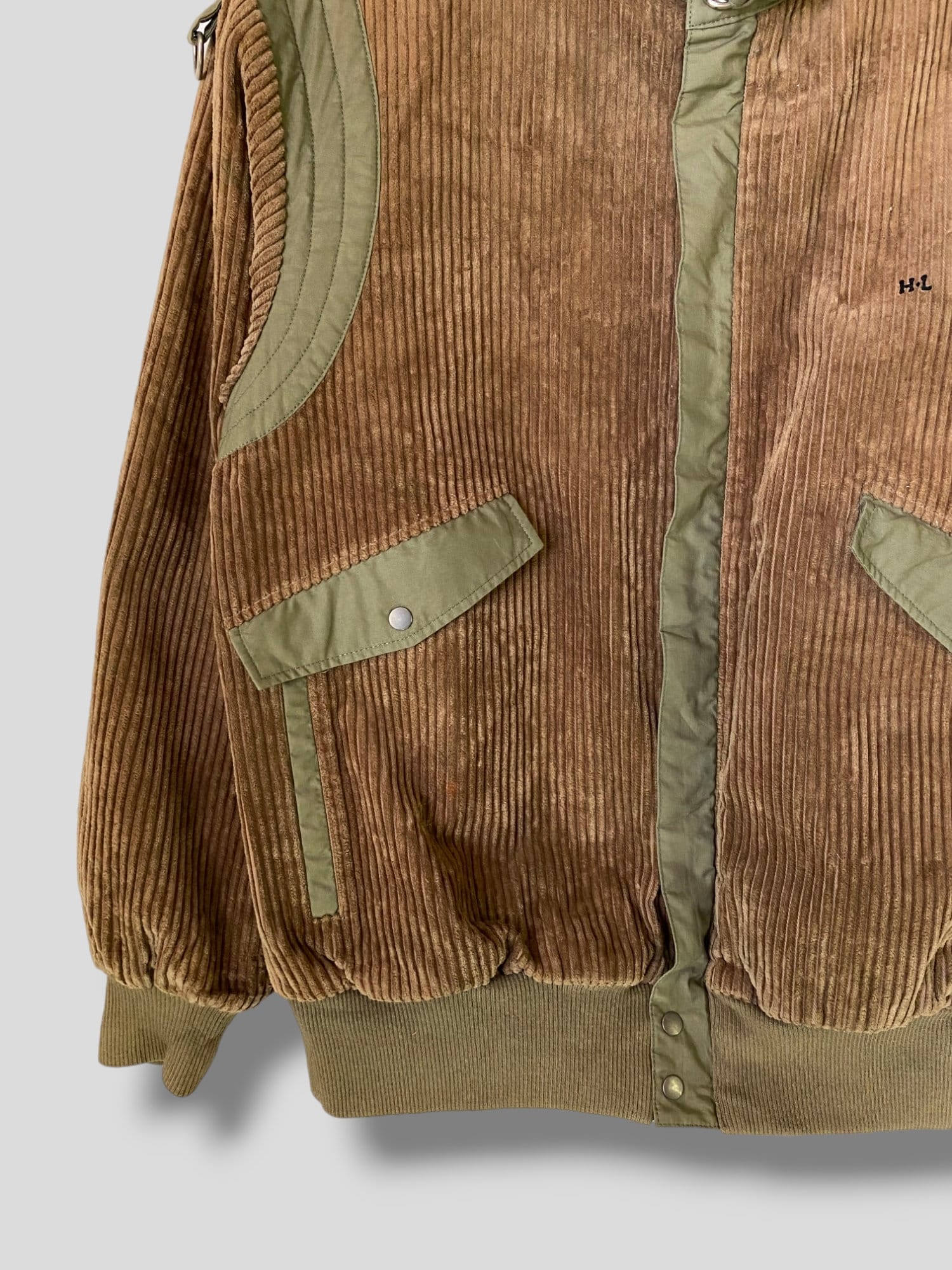 Vintage H-L Henri Luc Chapuis Corduroy Bomber Jacket