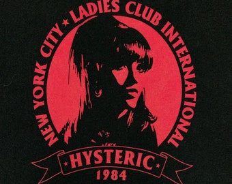 Hysteric Glamour New York City Ladies Club Tshirt Japanese