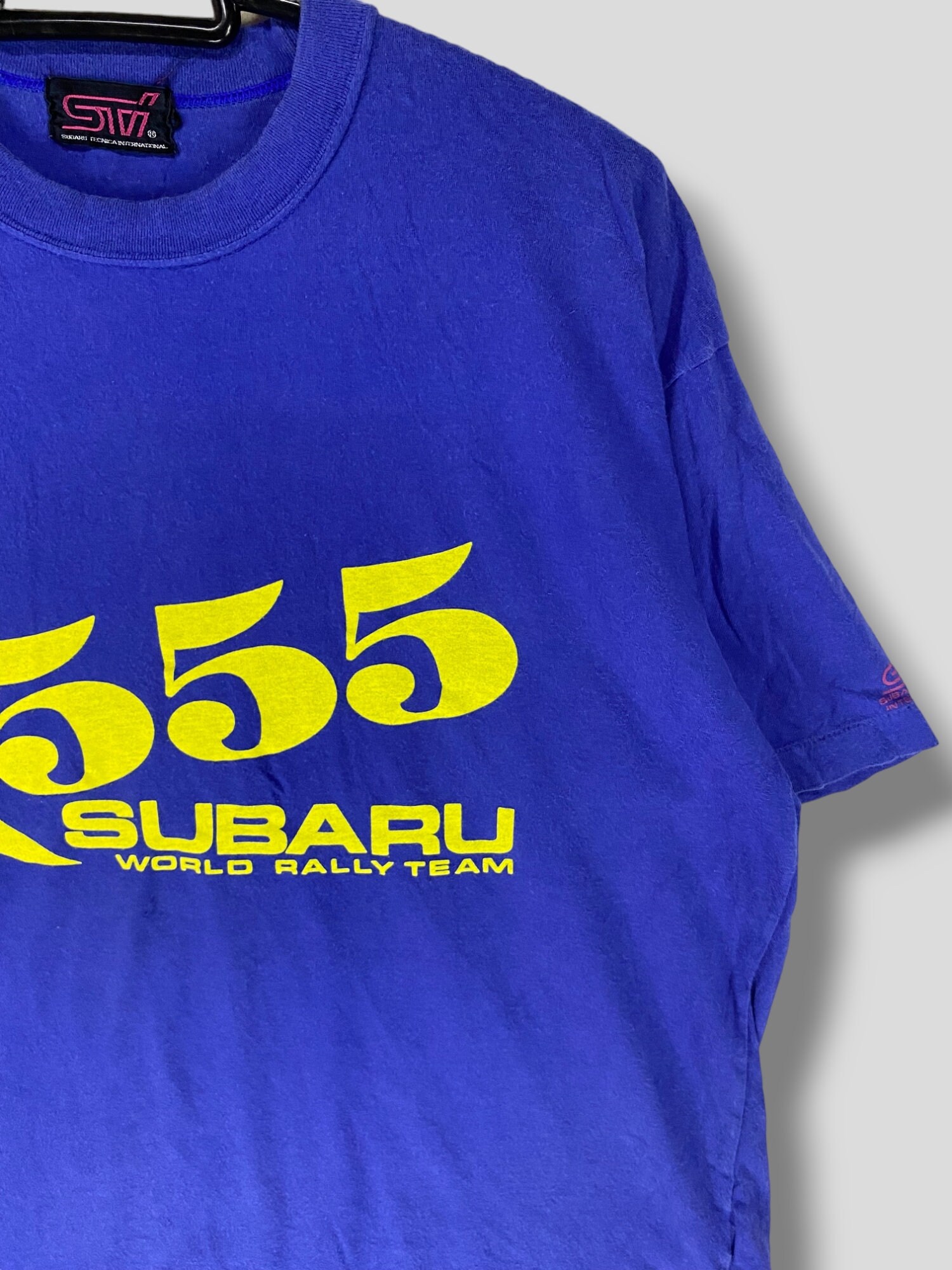 Vintage 90s Subaru 555 World Rally Team Tshirt Subaru Vintage 90s Subaru 555 World Rally Team Tshirt Subaru