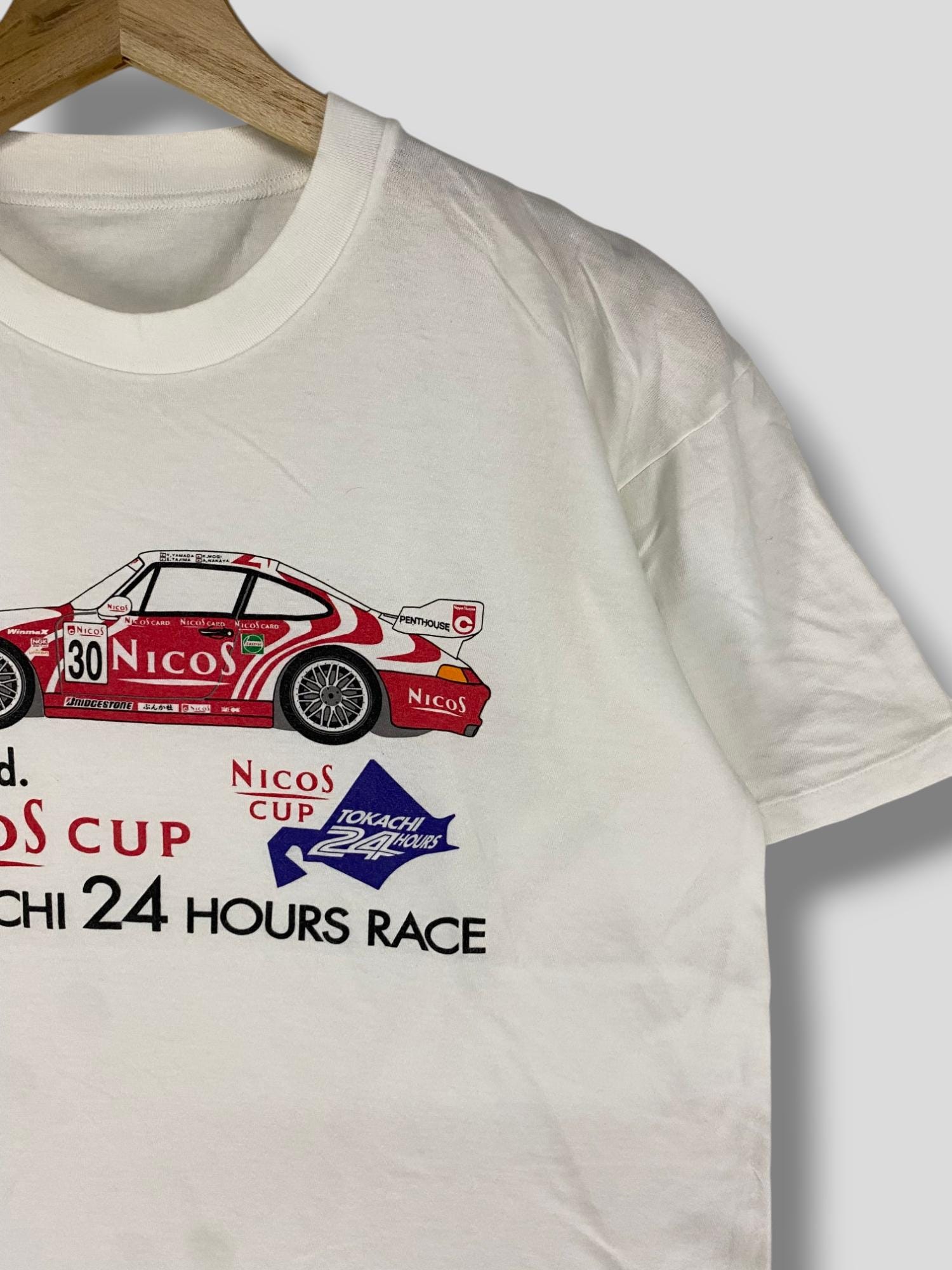 ヴィンテージ 90年代 ポルシェ ニコスカップ 十勝24時間レース シャツ