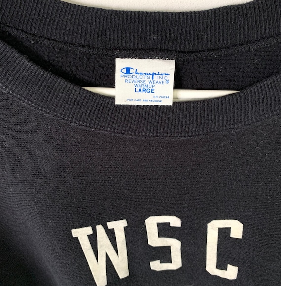 Champion WSC ATHLETIC DEPT. スウェット Mサイズ Vintage Champion Reverse Weave Warm up WSC Athletic Dept Pullover