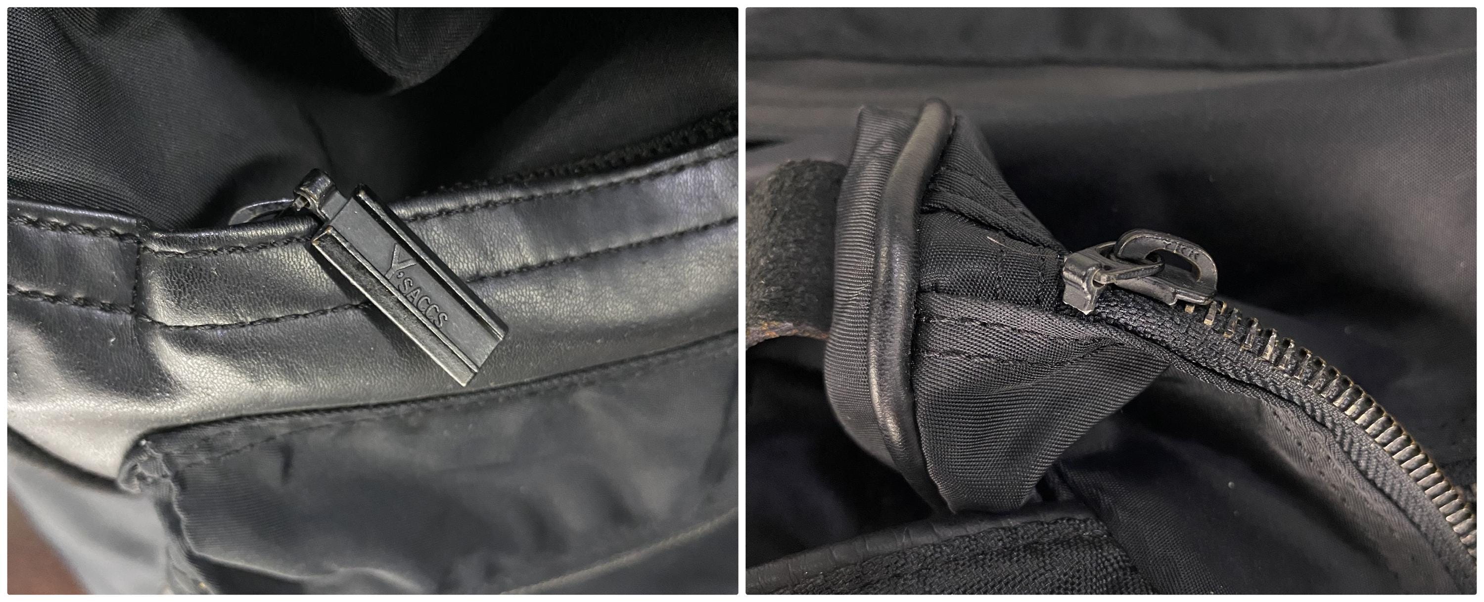 Vintage Yohji Yamamoto Y'saccs Pour Homme Nylon Leather Backpack