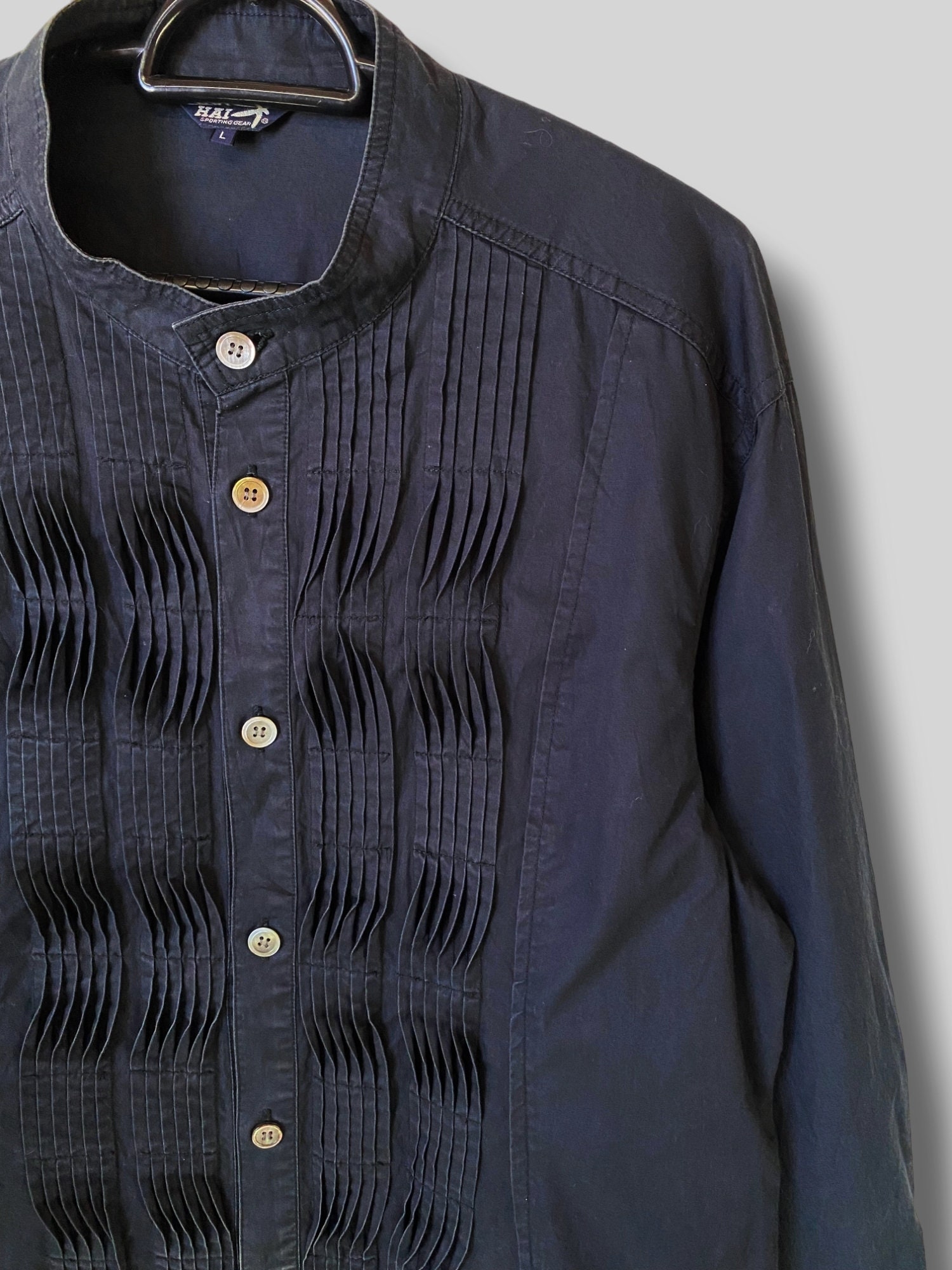 80s HAI SPORTING GEAR イッセイミヤケ プリーツシャツ \