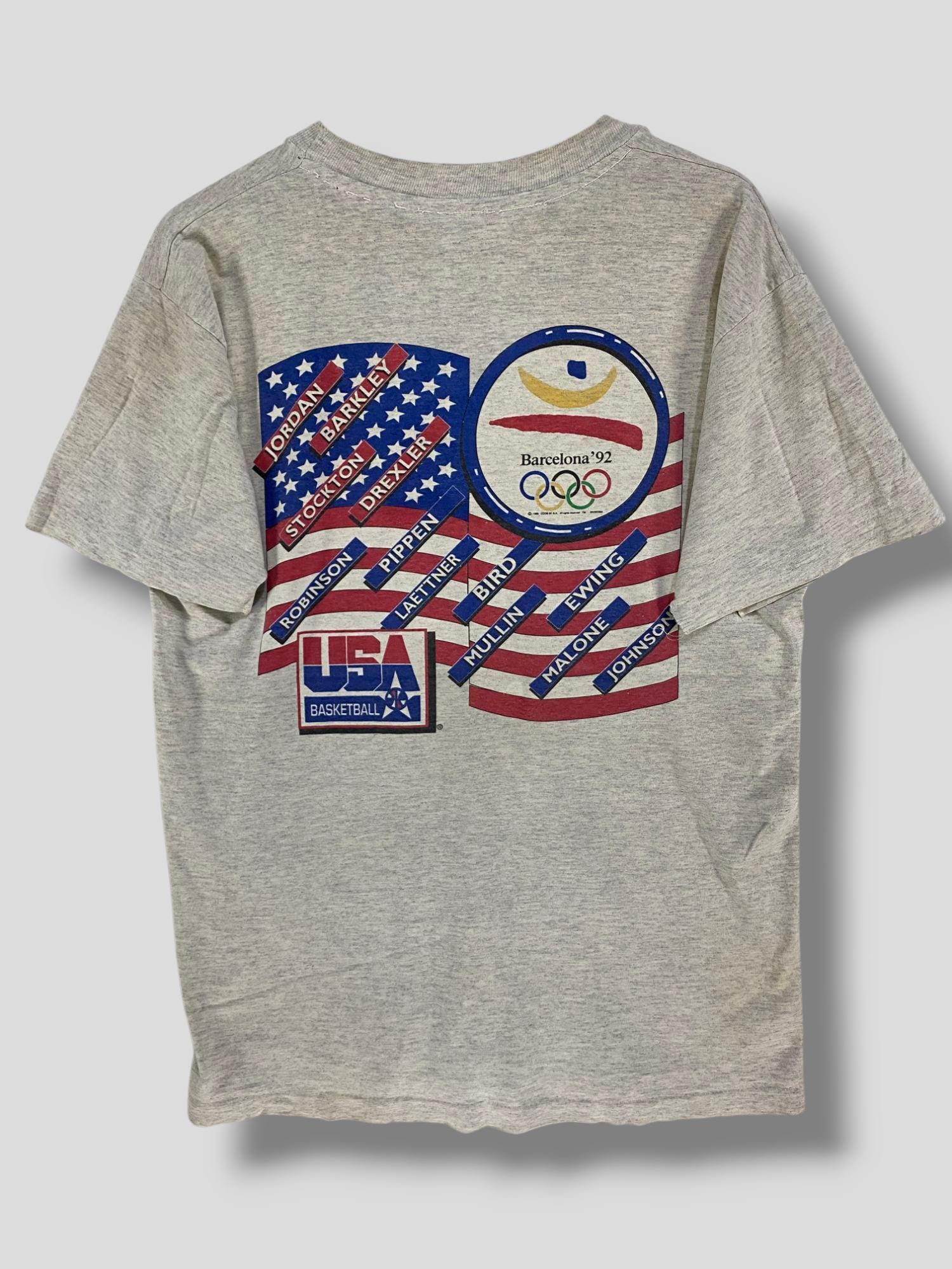 Vintage 90s Olympic USA Dream Team Champions Caricature Tshirt