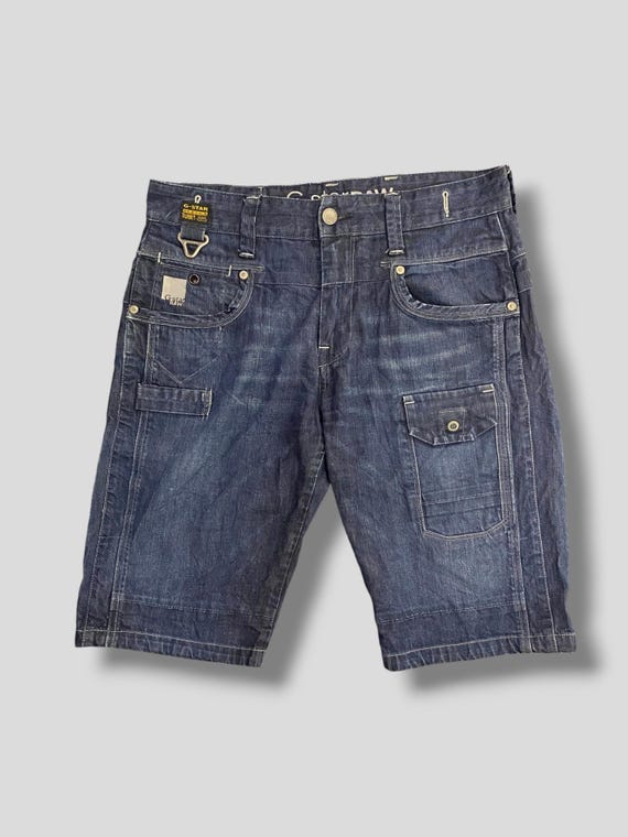 Size 34 G-star Raw Denim Short Denim Pant Designer Tactical