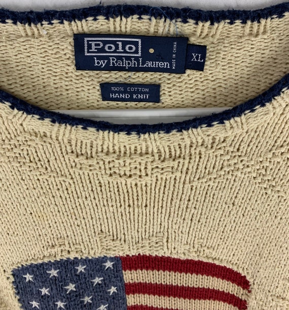 Vintage 90s Polo Ralph Lauren American Flag Snowflakes Vintage 90s Polo Ralph Lauren American Flag Snowflakes