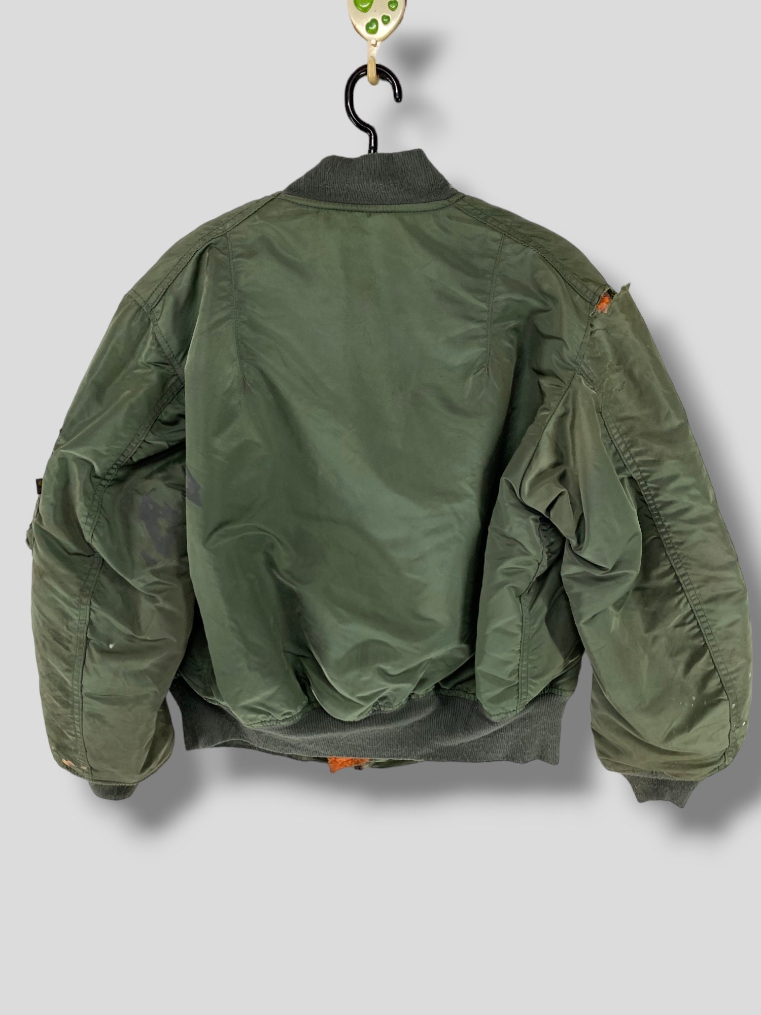 Vintage 90s Alpha Industries Distressed Bomber Jacket Vintage 90s Alpha Industries Distressed Bomber Jacket