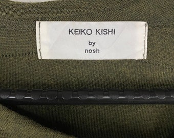 KEIKO KISHI by nosh トップス Vintage Keiko Kishi by Nosh Lettuce Trim Asymmetrical Hem