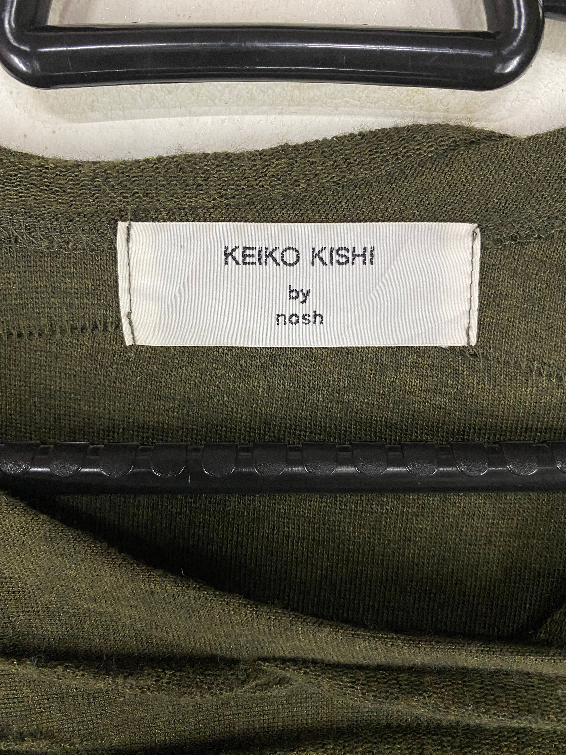 KEIKO KISHI by nosh トップス Vintage Keiko Kishi by Nosh Lettuce Trim Asymmetrical Hem