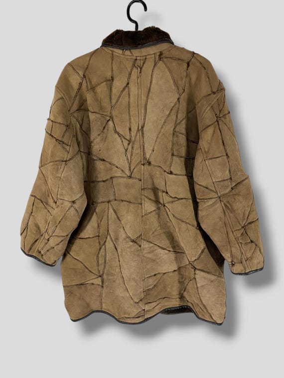 Vintage Countdown Roots patchwork sheep skin shea… - image 2