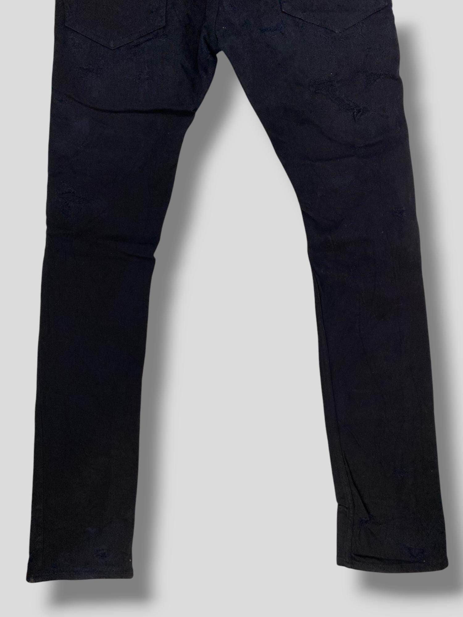 Vintage Y2k Isamu Katayama Backlash Leather Trim Distressed Pant 