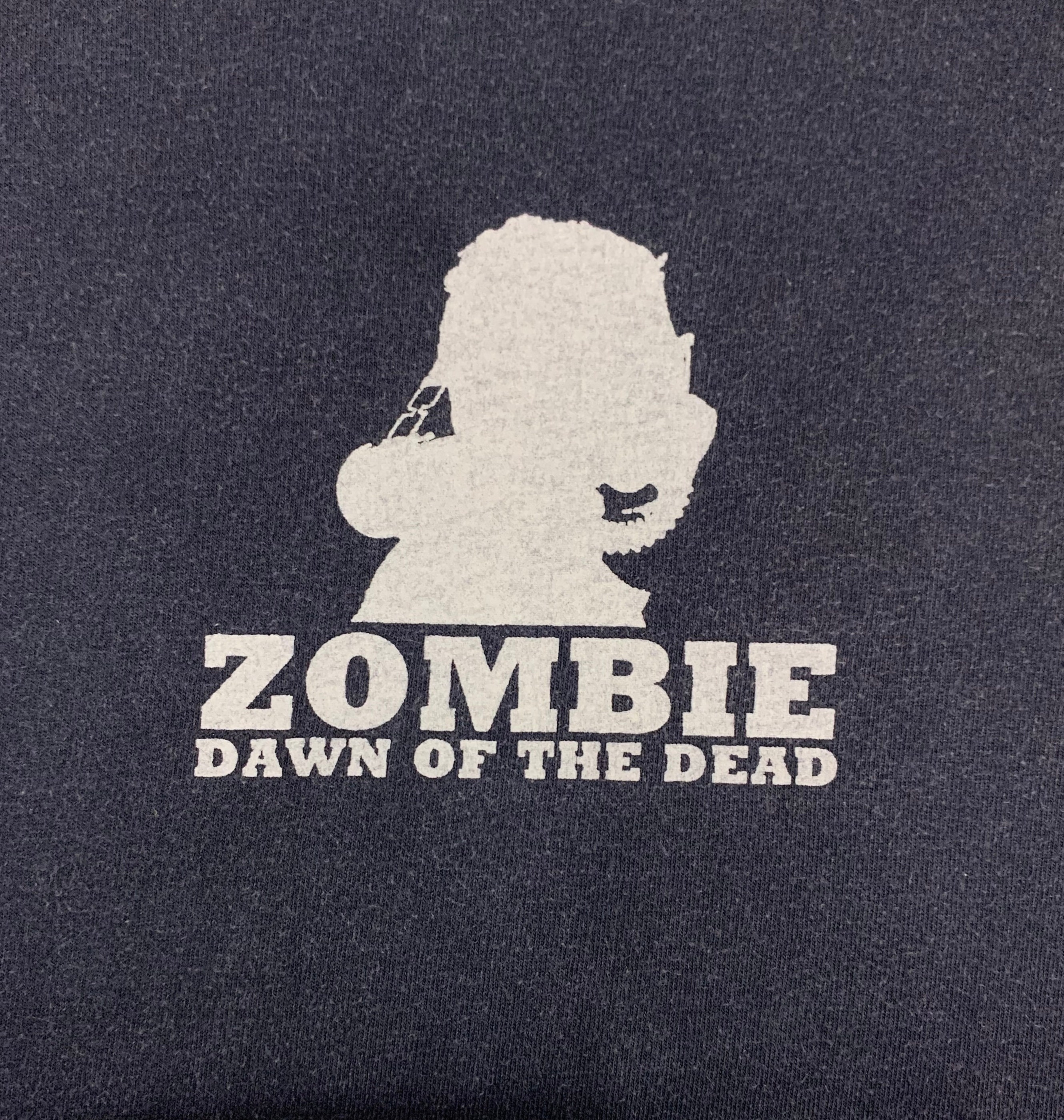 Vintage 90s Dawn of the Dead 1978 Zombie Film Tshirt Collectible