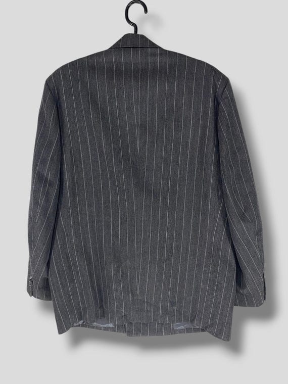 Vintage Yohji Yamamoto Y's for Men Double Breasted Pinstripe Coat