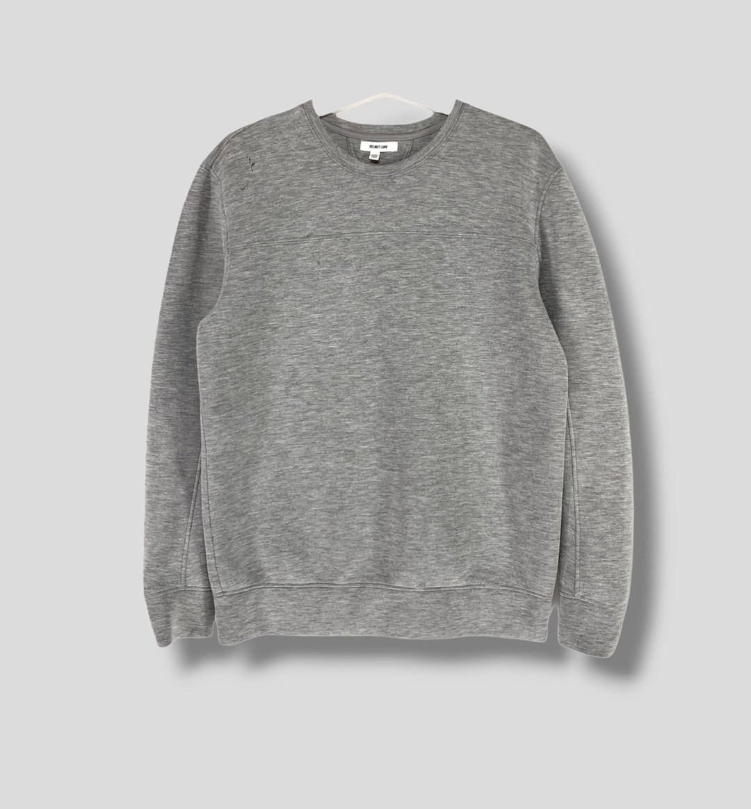 Vintage Y2k Helmut Lang Plain Sweatshirt Designer Preppy Casual