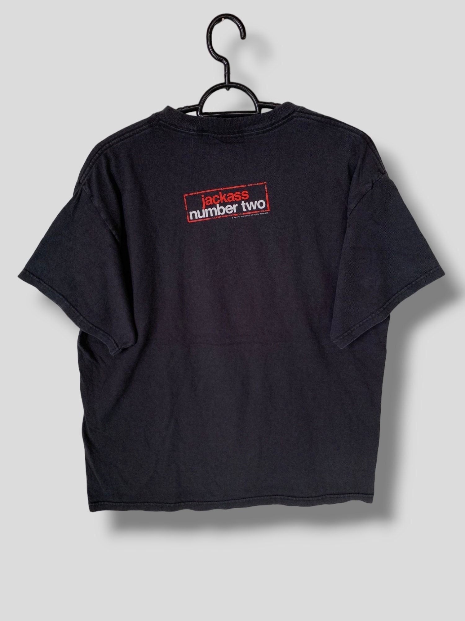 Vintage Jackass Number Two Movie Tshirt MTV American Reality Vintage Jackass Number Two Movie Tshirt MTV American Reality